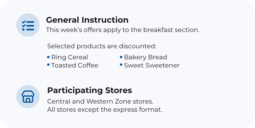 One instruction for an entire section