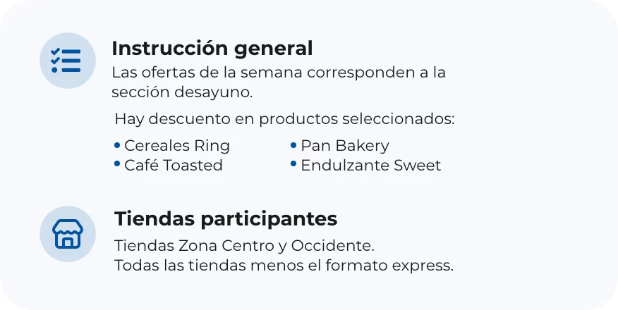 Una instrucción para toda una sección