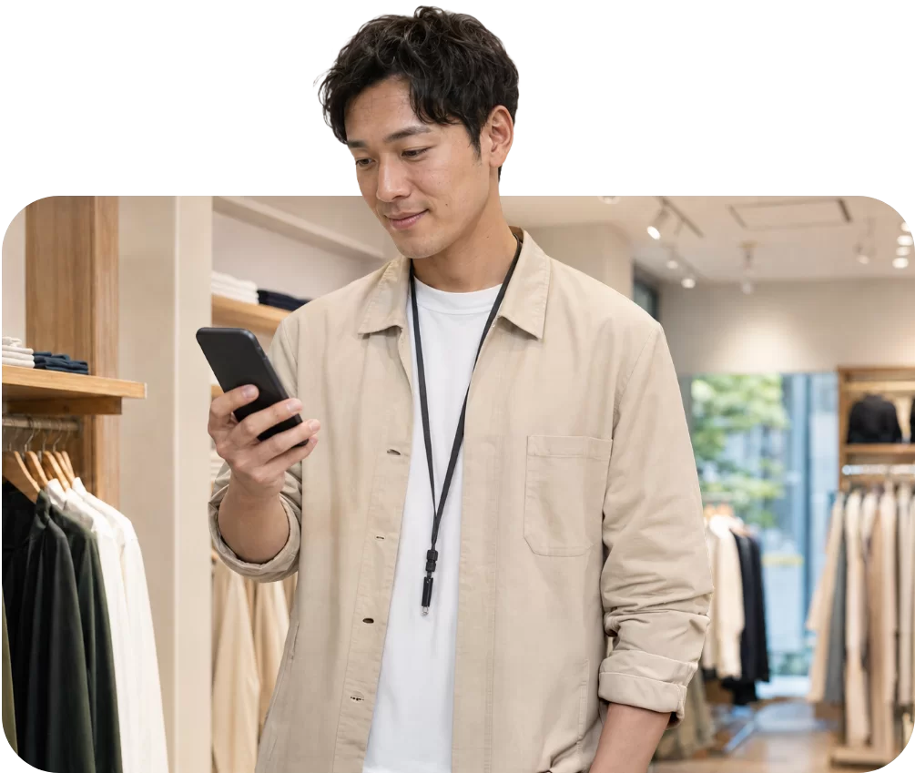 Gestión de tareas Frogmi en tienda