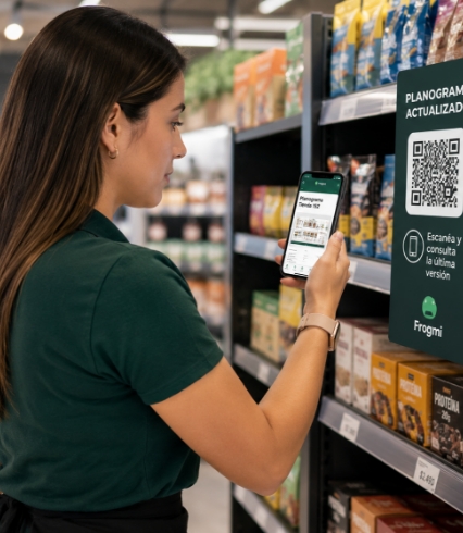 Comercial y marketing: Planogramas y promociones vigentes